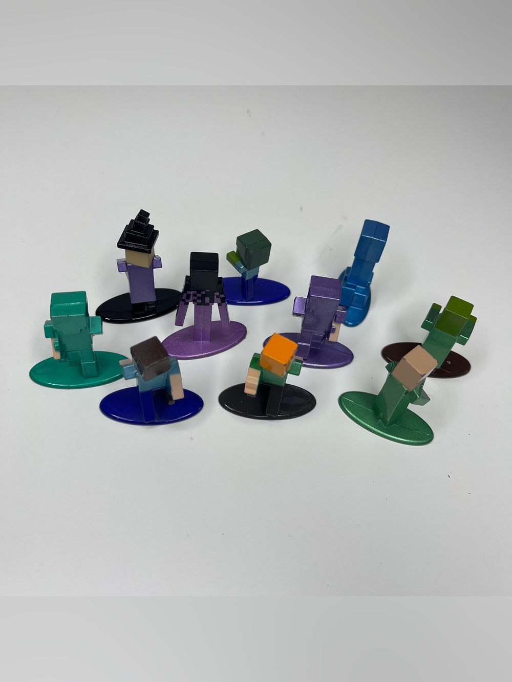 Minecraft Nano Metal Die-Cast Figures Mojang Jada Toys - 10 Piece Set - Picture 3 of 5